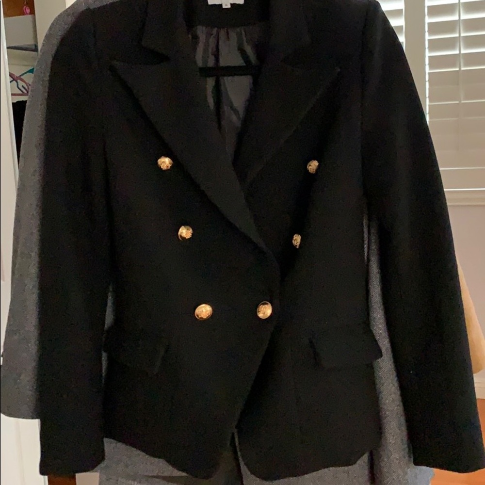 Lioness Black Blazer with Gold buttons